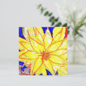 Yellow Dahlia Kaart (Staand voorkant)
