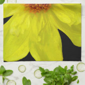 Yellow Dahlia Kitchen Towel Theedoek (Gevouwen)