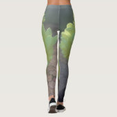 Yellow Dahlia Leggings (Achterkant)