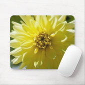 Yellow Dahlia Mousepad Muismat (Met muis)