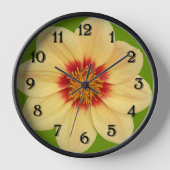 Yellow Dahlia op groen met zwarte cijfers (Voorkant)