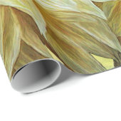 Yellow Dahlias Art Gift Wrap Cadeaupapier (Rol Hoek)