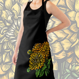 Yellow Dahlias Bloemen Schort