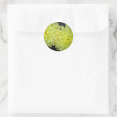 Yellow Dahlias Ronde Sticker (Tas)