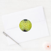 Yellow Dahlias Ronde Sticker (Envelop)