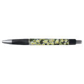 Yellow Dainty Daisy Flower Buttonnen, Pen (Voorkant)