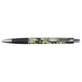Yellow Dainty Daisy Flower Buttonnen, Pen (Achterkant)
