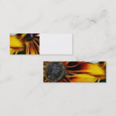 Yellow Daisies Autumn Sunbloemen Flowers Art Mini Visitekaartje (Voorkant / Achterkant)