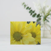 Yellow Daisies Briefkaart (Staand voorkant)