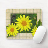 Yellow Daisies Mousepad Muismat (Met muis)