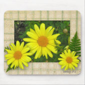 Yellow Daisies Mousepad Muismat (Voorkant)