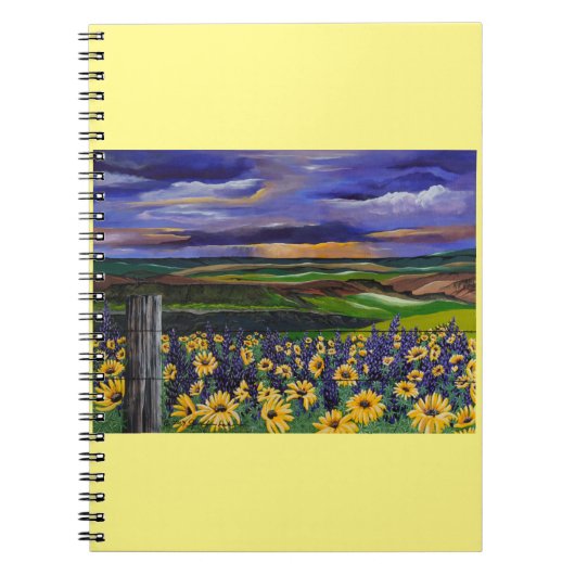 Yellow Daisies Notitieboek (Voorkant)