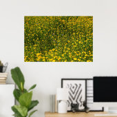 Yellow Daisies Poster (Thuiskantoor)