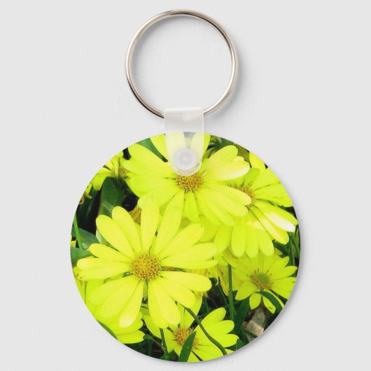 Yellow Daisies Sleutelhanger (Voorkant)