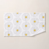 Yellow Daisies Spring Flowers Daisy Floral print Bad Handdoek (Handdoek)
