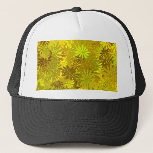 Yellow Daisies Trucker Pet (Voorkant)
