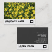 Yellow Daisies Visitekaartje (Voorkant / Achterkant)