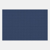 Yellow Daisies with Navy Wrapping Paper Sheets (Voorkant 3)