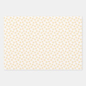 Yellow Daisies with Navy Wrapping Paper Sheets (Voorkant)