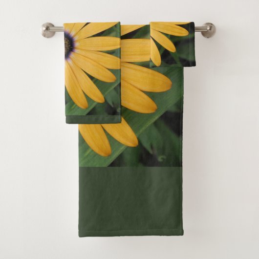 Yellow Daisy Bad Handdoek (Insitu)