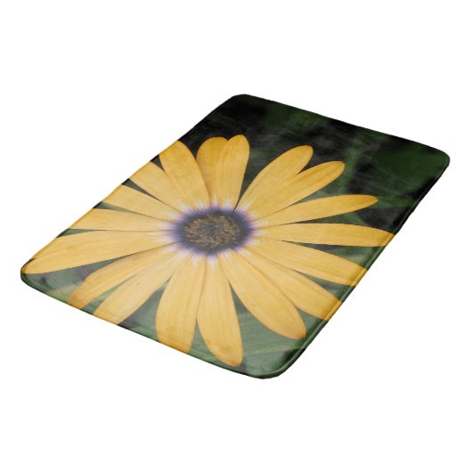Yellow Daisy Bath Mat (Gekanteld)