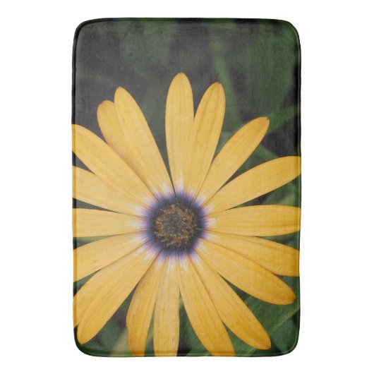 Yellow Daisy Bath Mat (Voorkant Verticaal)
