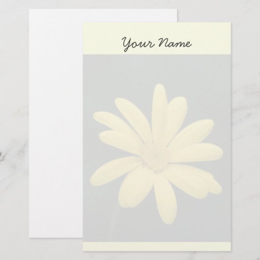 Yellow Daisy Briefpapier (Voorkant / Achterkant)