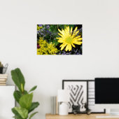Yellow Daisy Floral Arrangement print (Thuiskantoor)