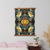 Yellow Daisy Flower Abstract Hangend Wandkleed (Slaapkamer)