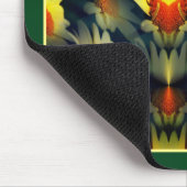 Yellow Daisy Flower Abstract Muismat (Hoek)