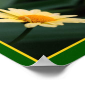 Yellow Daisy Flower Close Abstract Poster (Hoek)