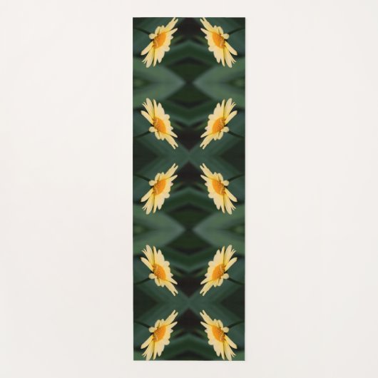 Yellow Daisy Flower Close Abstract Yogamat (Voorkant)