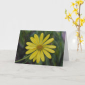 Yellow Daisy Flower Garden Art Note Kaart (Gele Bloem)