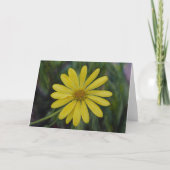 Yellow Daisy Flower Garden Art Note Kaart (Voorkant)