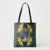 Yellow Daisy Flower Lijst Creëer Uw eigen foto Tote Bag (Voorkant)