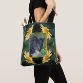 Yellow Daisy Flower Lijst Creëer Uw eigen foto Tote Bag (Dichtbij)