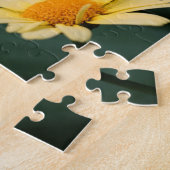 Yellow Daisy Flower Lijst Uw foto toevoegen Legpuzzel (Zijkant)