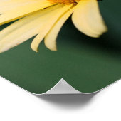Yellow Daisy Flower Mirror Abstract Poster (Hoek)