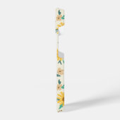 Yellow Daisy Flower Pattern iPhone Hoesje (Linkerkant)