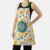 Yellow Daisy Flower Pattern Schort (Insitu)