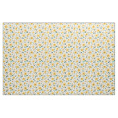 Yellow Daisy Flower Pattern Stof (Fat Quarter)