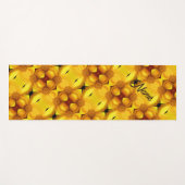 Yellow Daisy Flower Petals Patroon gepersonaliseer Yogamat (Voorkant (horizontaal))
