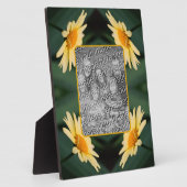 Yellow Daisy Flower Voeg je eigen foto toe Fotoplaat (Zijkant)