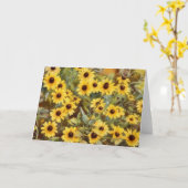 Yellow Daisy Flowers Art Blank Note Kaart (Gele Bloem)