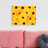 Yellow Daisy Flowers Art Canvas Afdruk (Insitu (Woonkamer))