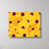 Yellow Daisy Flowers Art Canvas Afdruk (Voorkant)