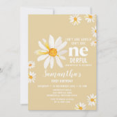 Yellow Daisy Flowers is niet de nederige verjaarda Kaart (Voorkant)