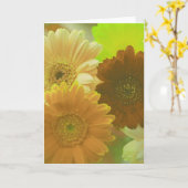 Yellow Daisy Flowers Photo Note of Wenskaarten Kaart (Gele Bloem)