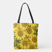 Yellow Daisy Flowers Tote Bag (Achterkant)