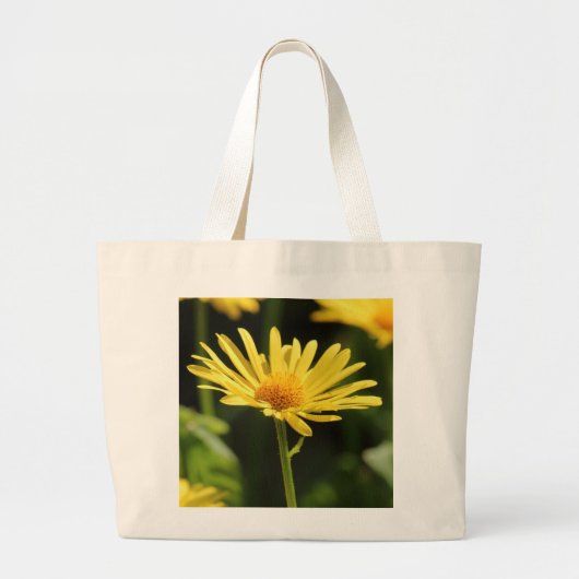 Yellow Daisy Grote Tote Bag (Voorkant)